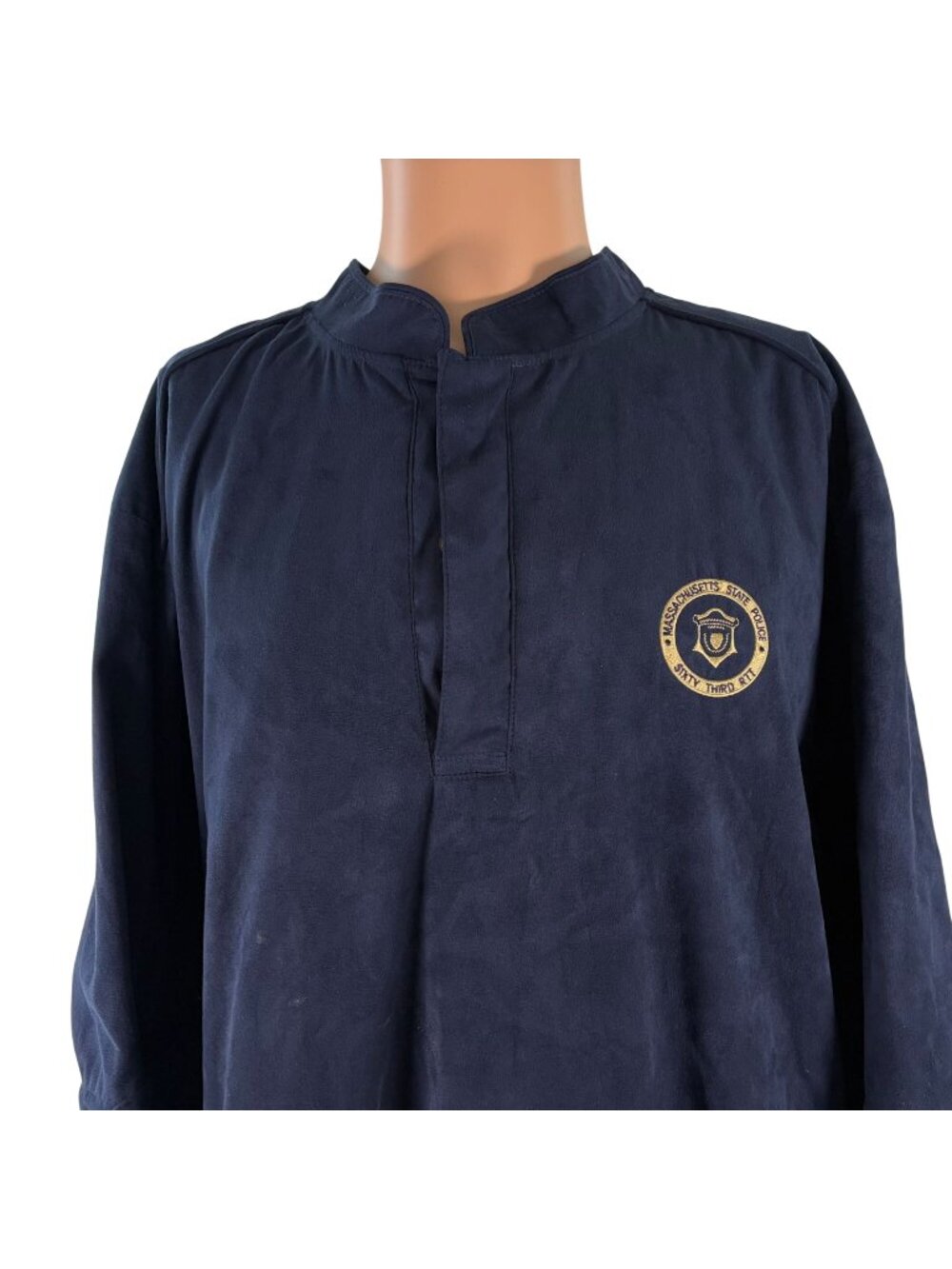 Vintage Massachusetts State Police Jacket Mens Size M Blue